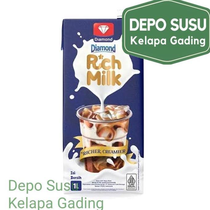 Generalx- Gyunyu- Diamond Rich Milk Uht 1000Ml | Great For Coffee Better Untuk Rch Foaming Campuran 