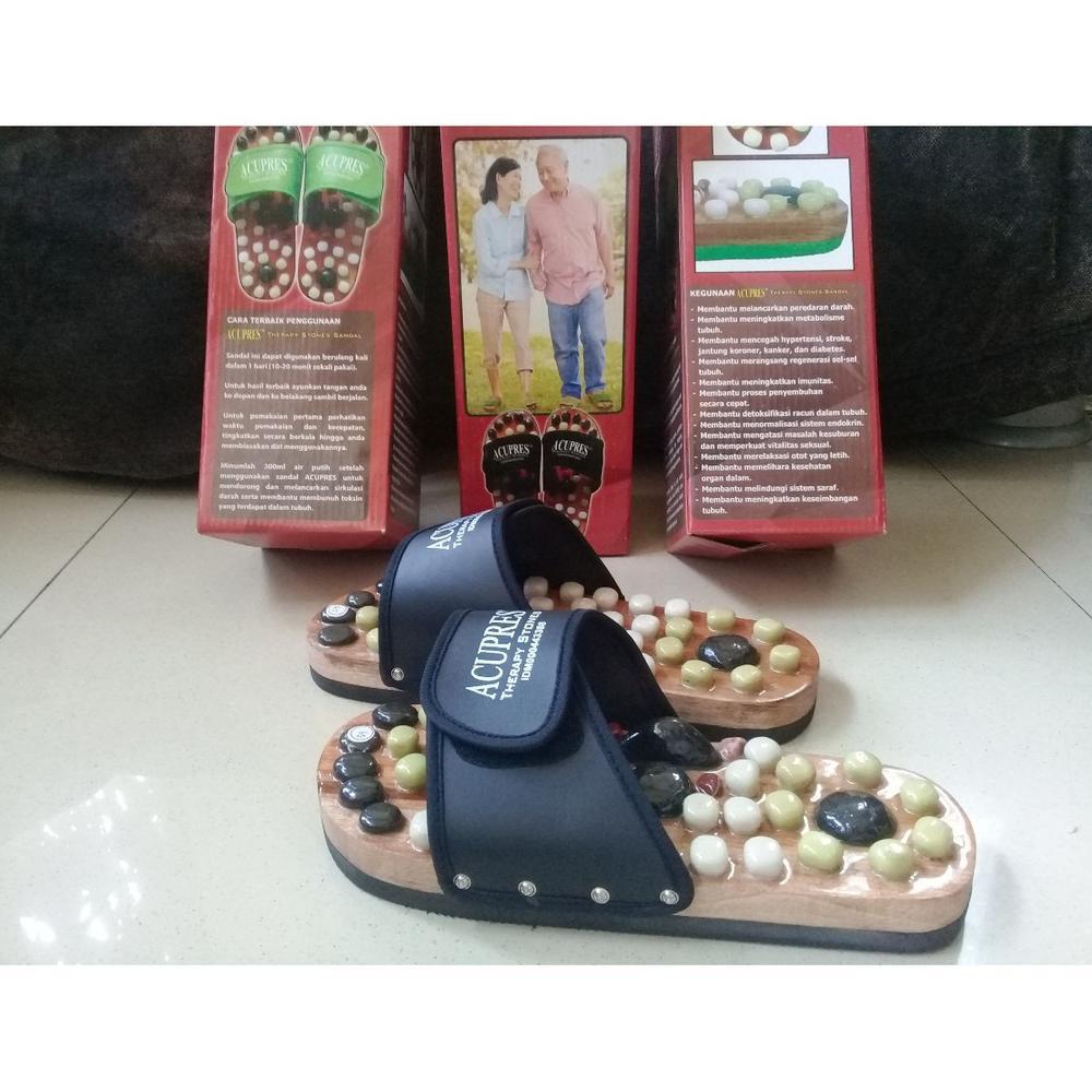 Sandal Refleksi Giok Therapy Stone Medical