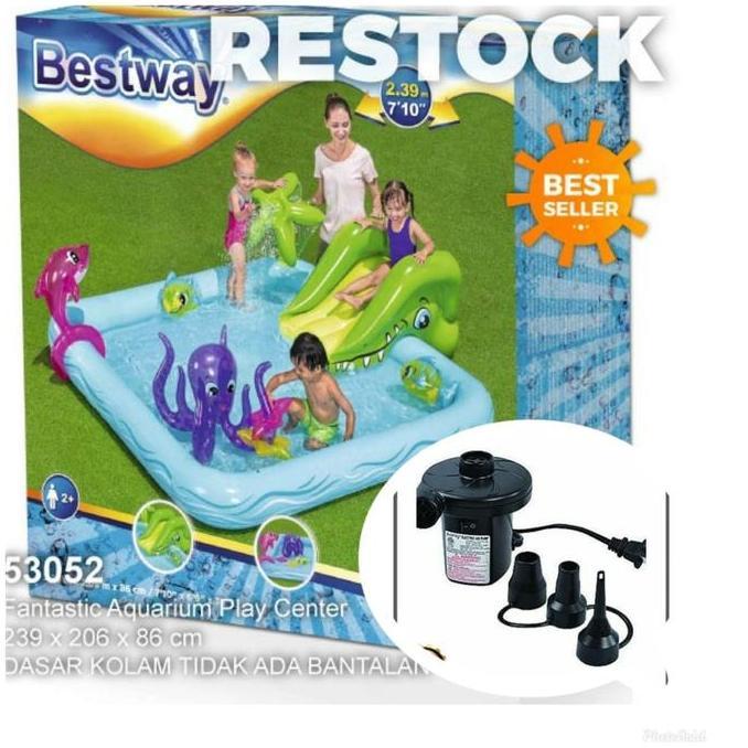 Kolam Renang Anak Bestway Fantastic Aquarium Play Pool #bestway 53052
