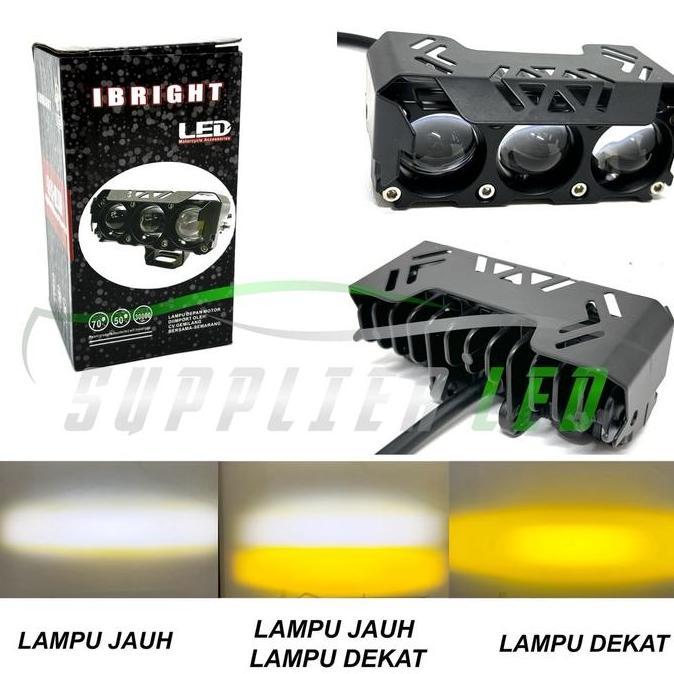 Lampu tembak 3 MATA CR7 IBRIGHT SLIM