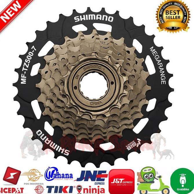 SPROCKET SHIMANO TOURNEY MF TZ31 FREEWHEEL MEGARANGE 7 SPEED 14-34T MO