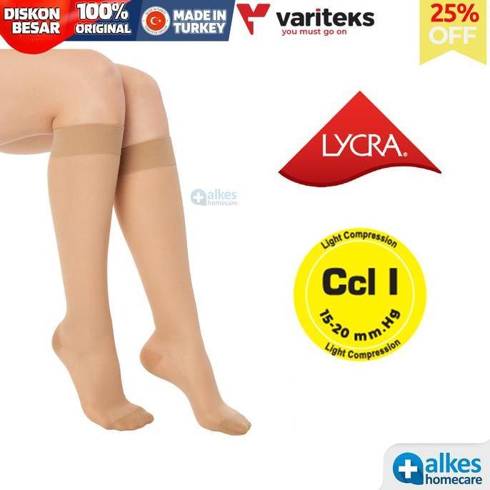 STOCKING VARISES - VARITEKS KNEE HIGH (ALAT TERAPI) CCL 1 932