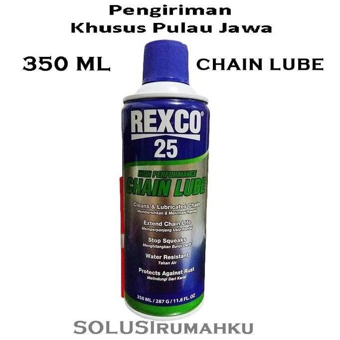CHAIN LUBE REXCO 350 ML / MINYAK PELUMAS OLI RANTAI