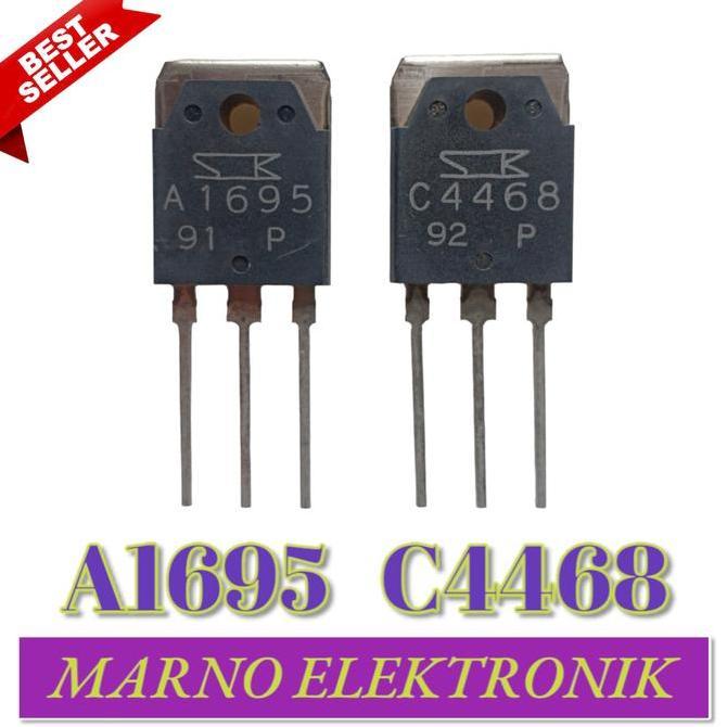 TRANSISTOR TR A1695 C4468 TR POWER A 1695 C 4468 ASLI ORIGINAL ORI A2162