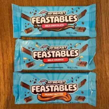 Mrbeast Feastables Chocolate 100% Original 35G - New Version Mr Beast Coklat