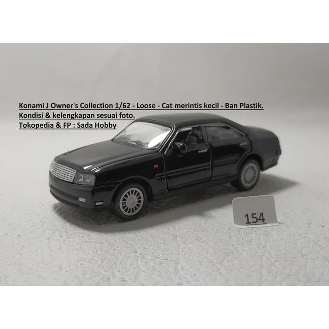 DIECAST KONAMI J OWNER'S COLLECTION NISSAN CEDRIC HITAM UNIT ONLY CADATOYS