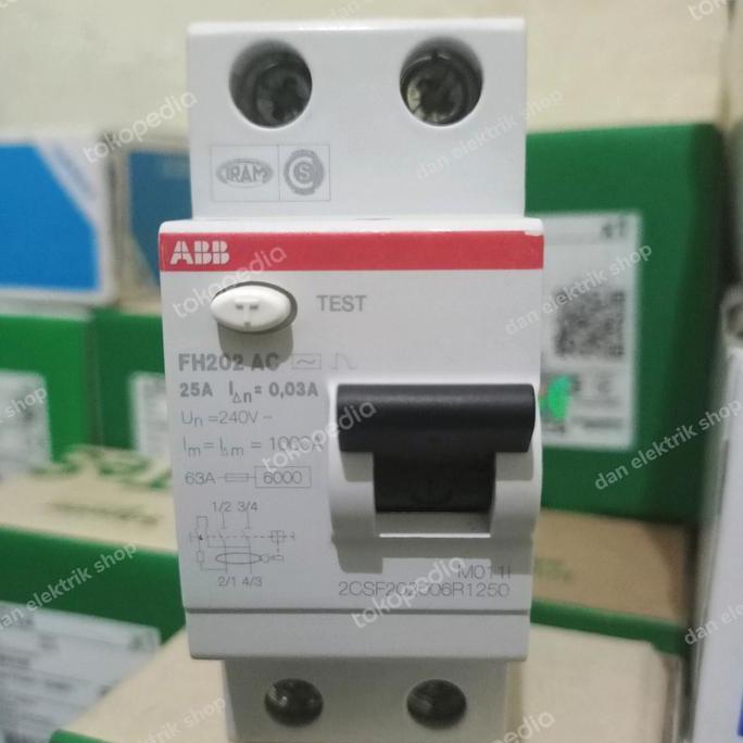 nyomanpauz / ELCB ABB 2P 25A 30MA Diskon