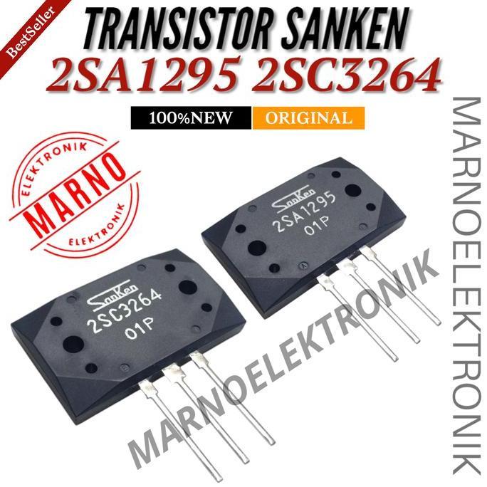 TR TRANSISTOR SANKEN 2SA1295 2SC3264 2 SA 1295 SC 3264 ASLI ORI A2162