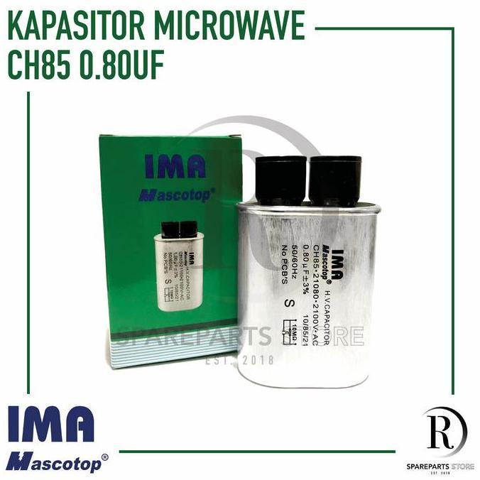 pt.berkah1 / Kapasitor Microwave 0.80uF "IMA Mascotop Capacitor" Diskon