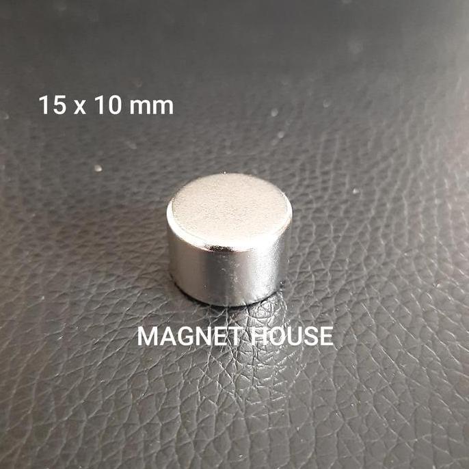 Arte- Magnet Neodymium Bulat Silinder 15X10 Mm 15X10Mm 15 X 10 Mm 15Mmx10Mm