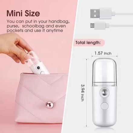 Hot Sale Mainan Anak Nano Spray Portable Mini Mist Usb Rechargeable