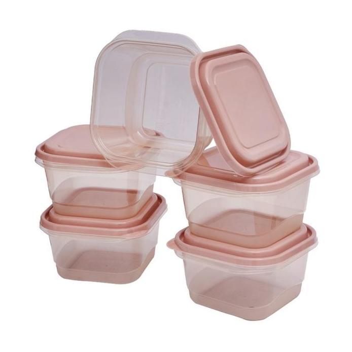 Ready Kris 1 Ltr Set 5 Pcs Milly Wadah Makanan Square