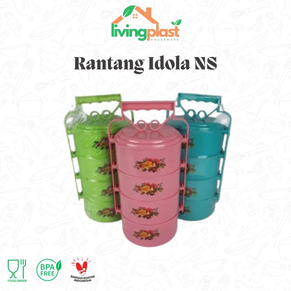 CUCI GUDANG Rantang Idola NS Susun 2 3 4 / Rantang Nasi / Rantang Plastik / Kotak Makan Susun / Kota