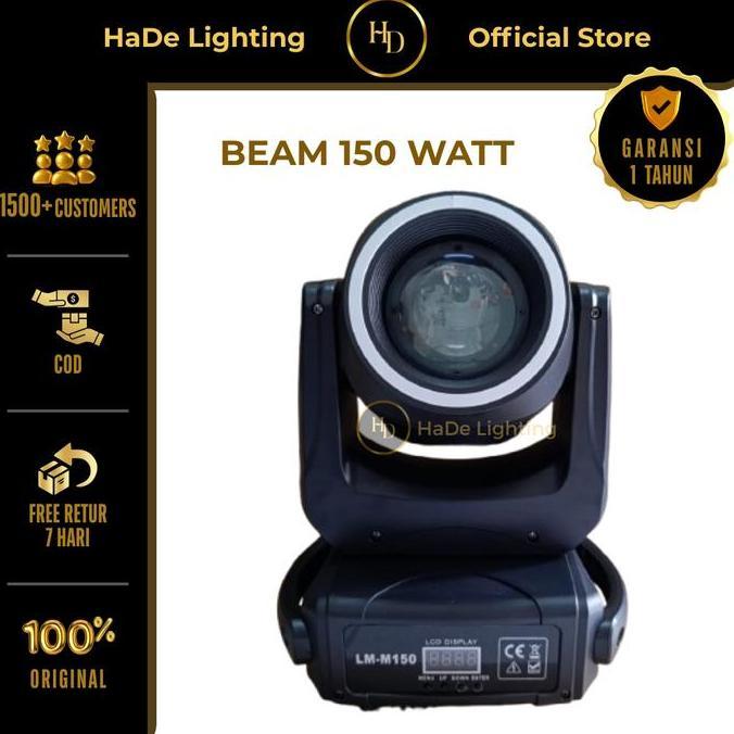 Mini Beam 150 Watt Led Ring Redsun - Lampu Beam Mini Bergerak 150 Watt