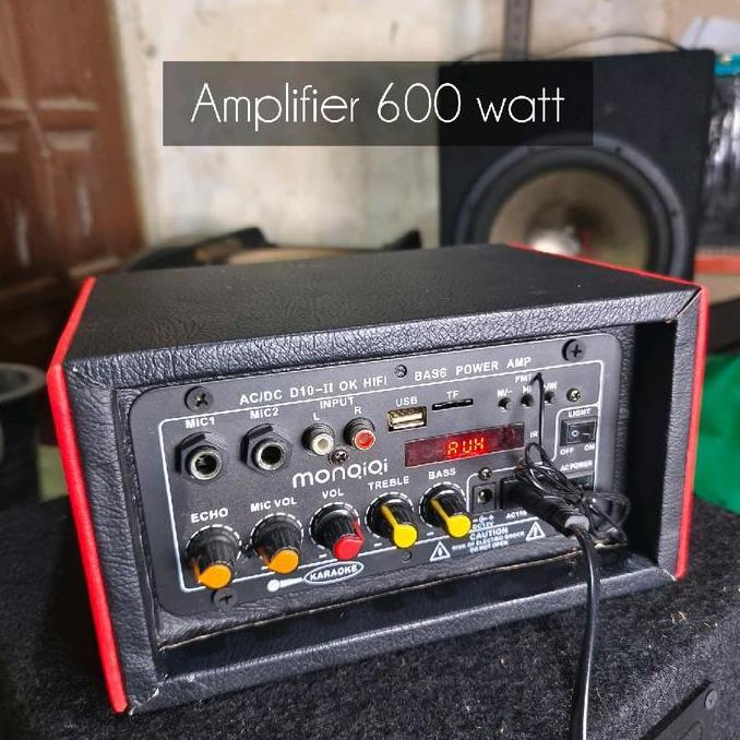 Power Amplifier Bluetooth Karaoke 600 W