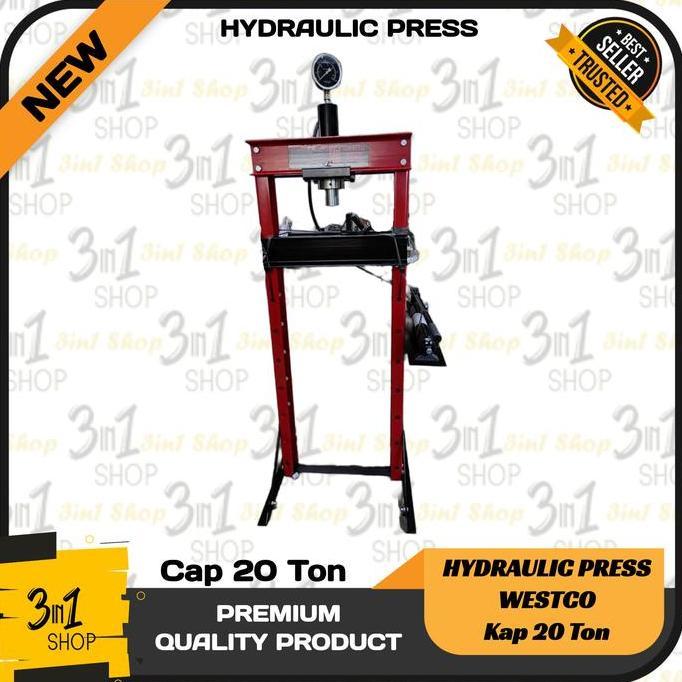 Hydraulic Press 20T Westco / Mesin Alat Press Hydraulic 20 Ton murah
