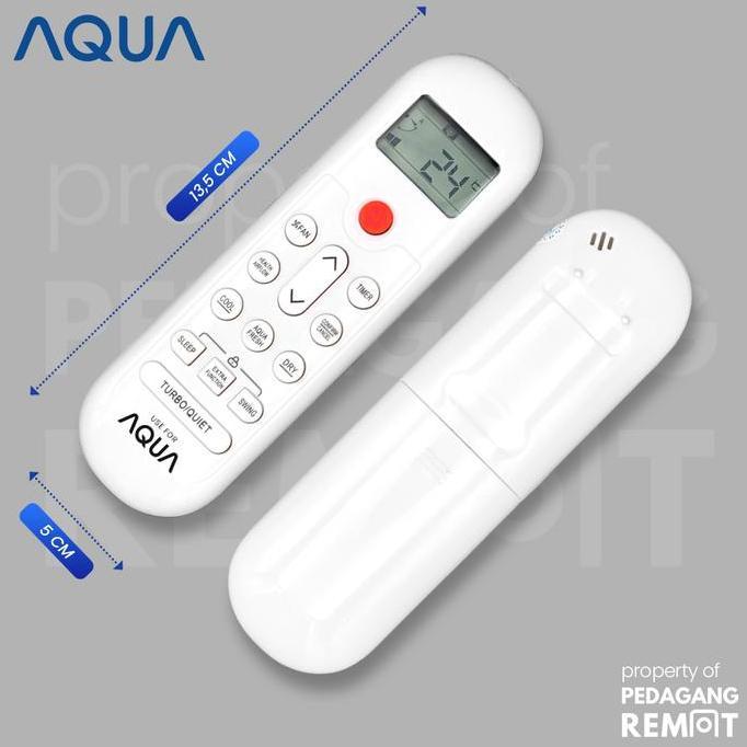 Ready Remote AC Aqua Turbo Cool AQA-KRV9WG / Remot AC Aqua AQA-KCR5ANE AQA-AR5AHP