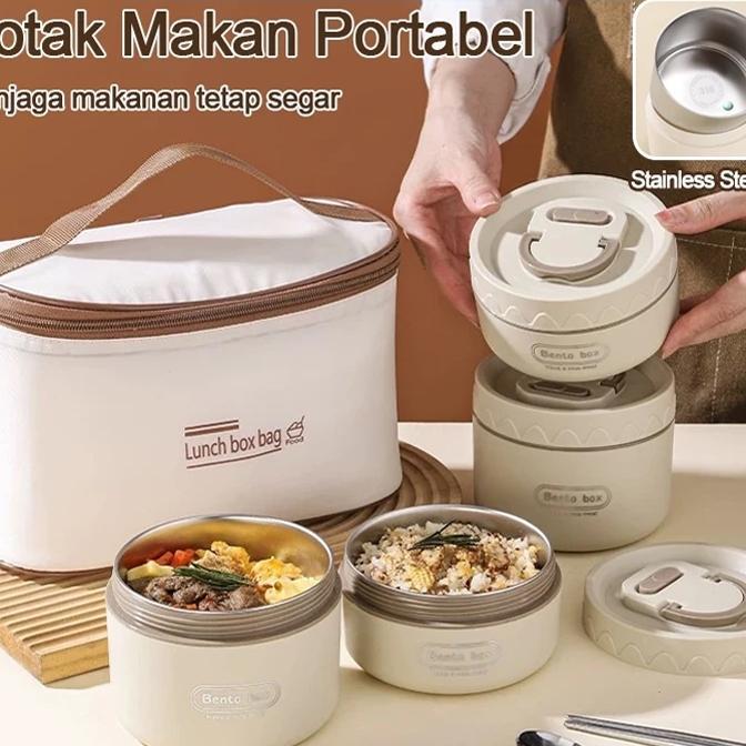 Lunch Box Set Rantang Stainless Steel 304 / Lunch Box Stainless