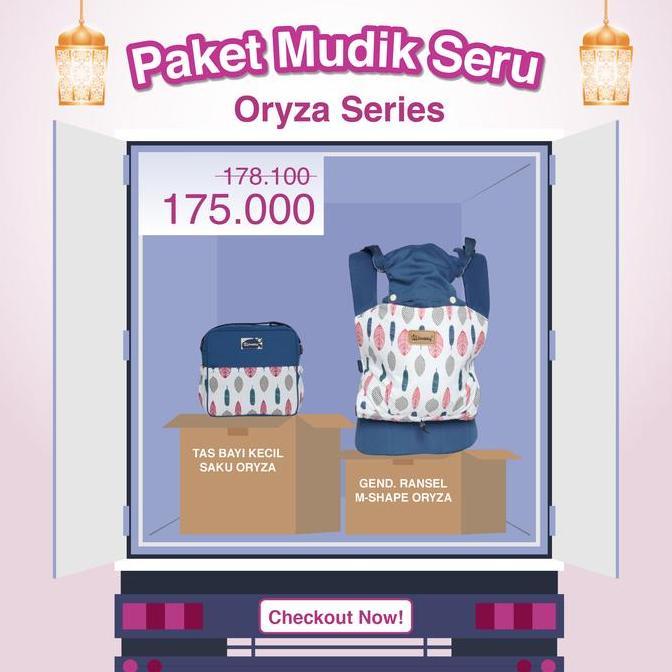 Paket Mudik Seru Spesial Ramadhan Gendongan dan Tas Bayi Snobby