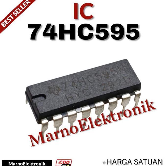 IC 74HC595N 74HC 595N 74HC595 74HC 595 ASLI ORIGINAL ORI A2162
