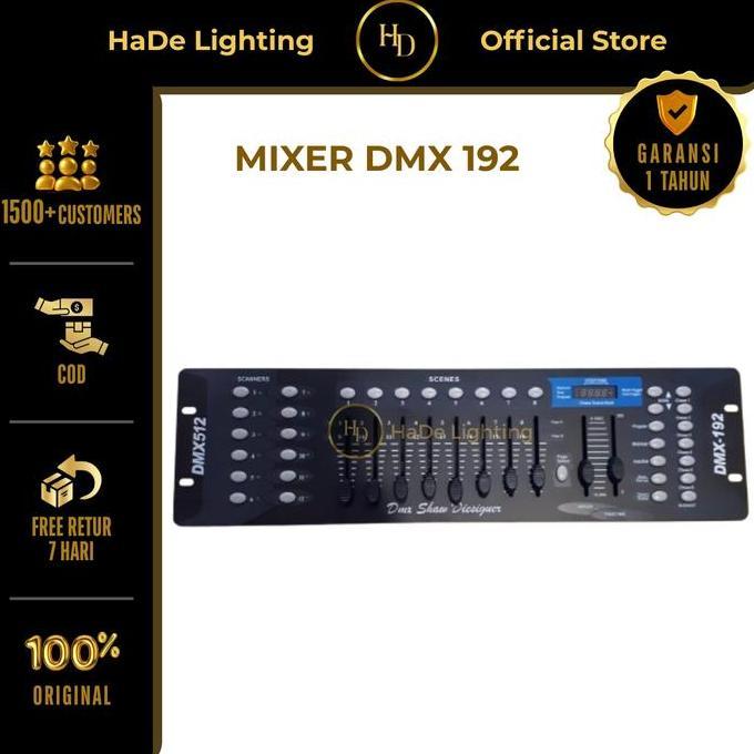 Mixer Lighting Controller 192 Dmx 512 - Mixer Lampu Lighting Parled Beam 192