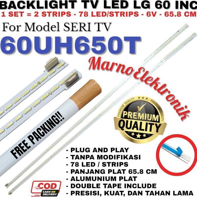 BACKLIGHT TV LED LG 60 INC INCH 60UH650T 60UH650 60UH 78 LED 6V LAMPU A2162