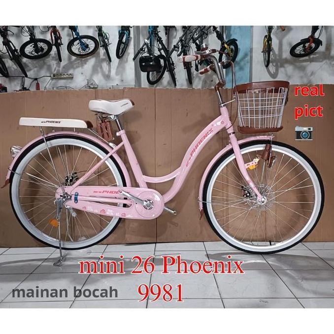NEW sepeda mini 26 inch phoenix 9918 sepeda mini bonus bel