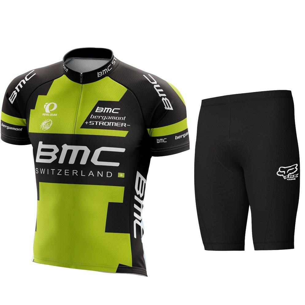 New Deals Setelan Kaos Jersey Sepeda Dan Celana Sepeda Set Bmc Mtb Roadbike Unisex