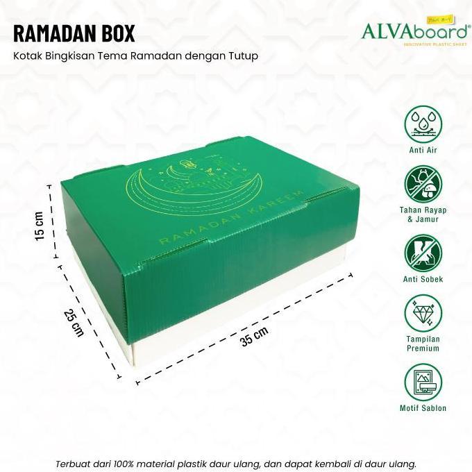 ALVAboard Gift Box Edisi Ramadan, Packaging Hampers, Parcel Lebaran