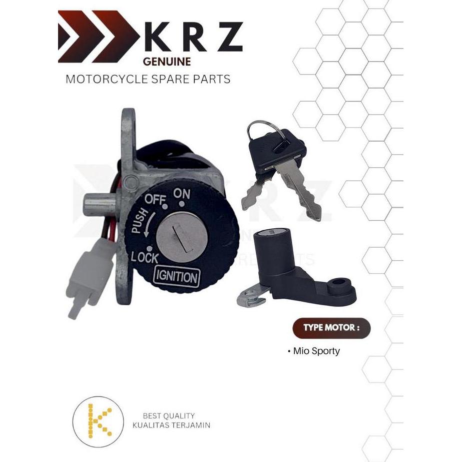 KRZ Kunci kontak Komplit Key Set Mio Sporty