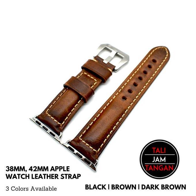 38mm 42mm Apple Watch Leather Strap tali jam kulit apple watch iwatch