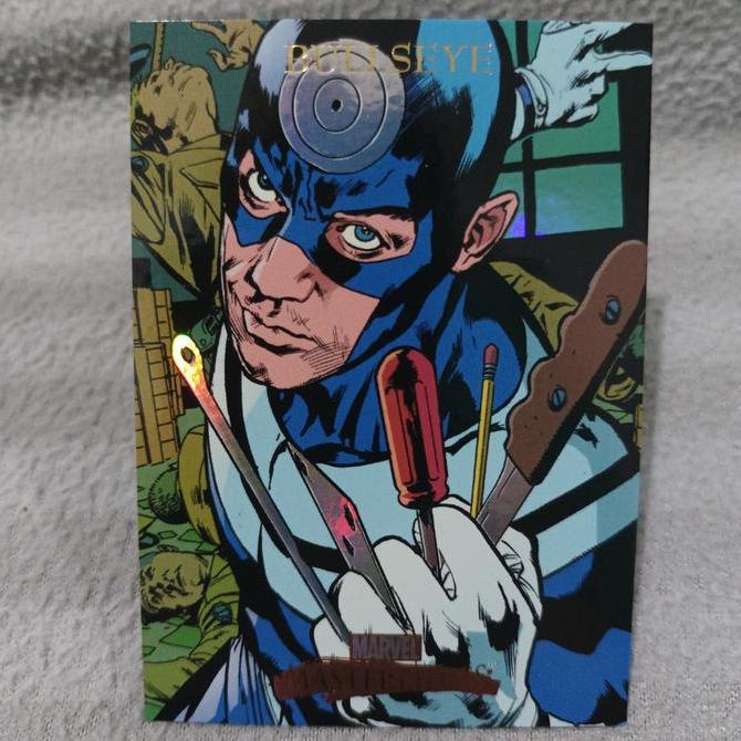 Fleer marvel masterpieces 2007 bullseye foil