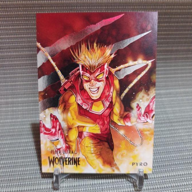 Fleer ultra wolverine 2022 pyro
