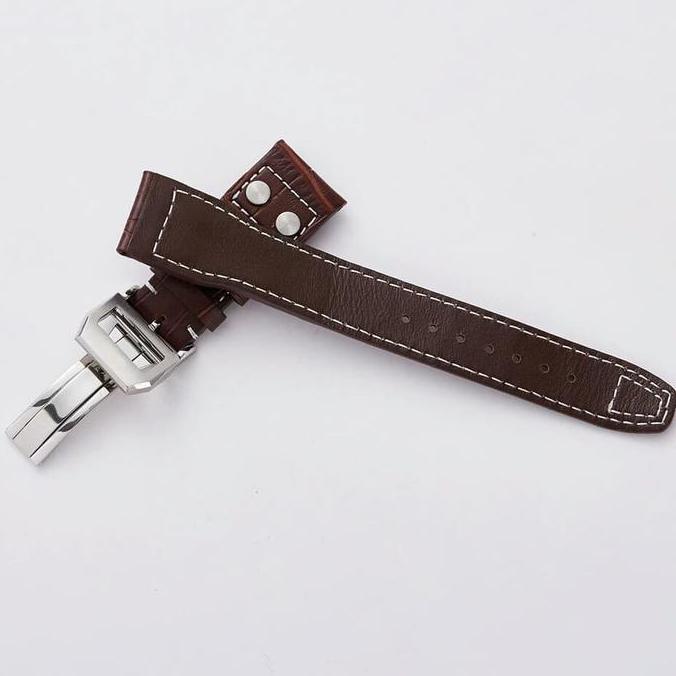 22mm IWC Mark 17 Leather Strap Tali Jam Tangan Kulit Asli IWC