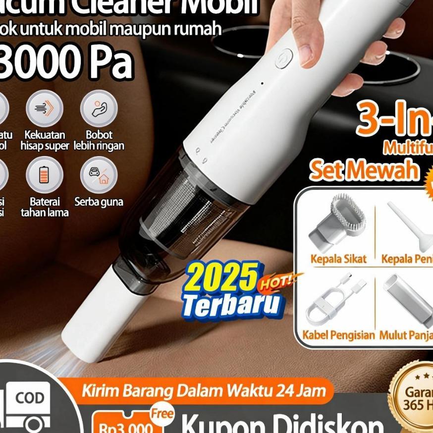 Vacum Cleaner Mobil Mini Nirkabel Multifungsi Cordless Penyedot Debu Portable Vacum Cleaner Kasur So