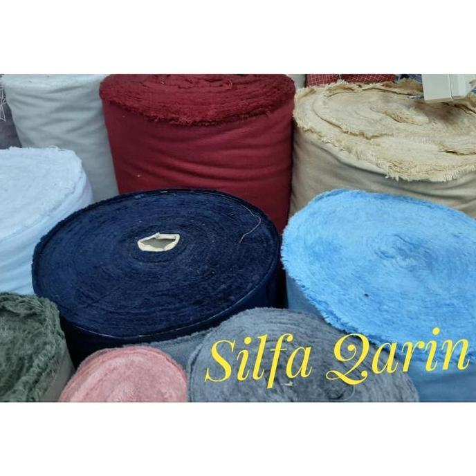 Kain Katun Linen Viscose _ Bahan Kain Katun Linen Import