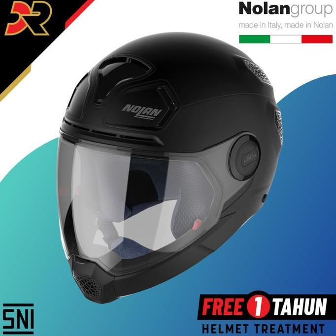 NOLAN N30-4 VP 010 CLASSIC FLAT BLACK HELM CROSSOVER SNI N304