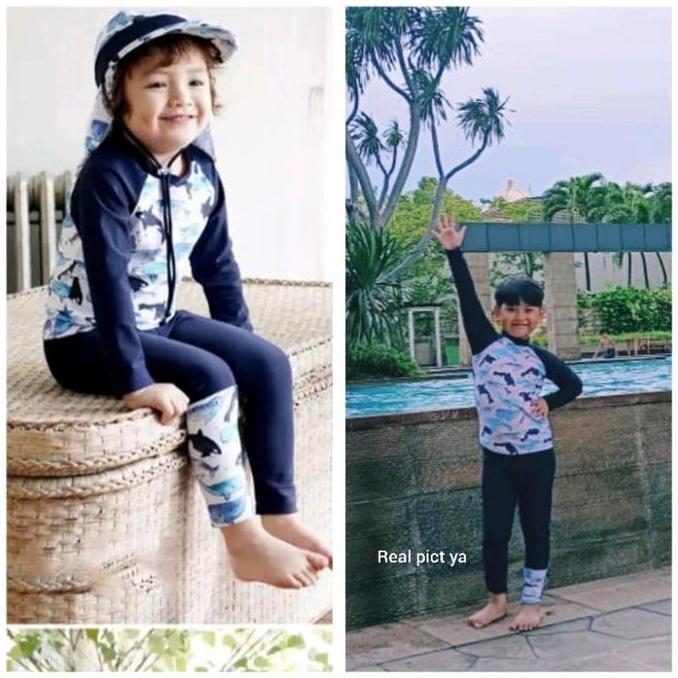 Baju renang anak cowok 2tahun-10tahun Import swimsuit anak laki laki