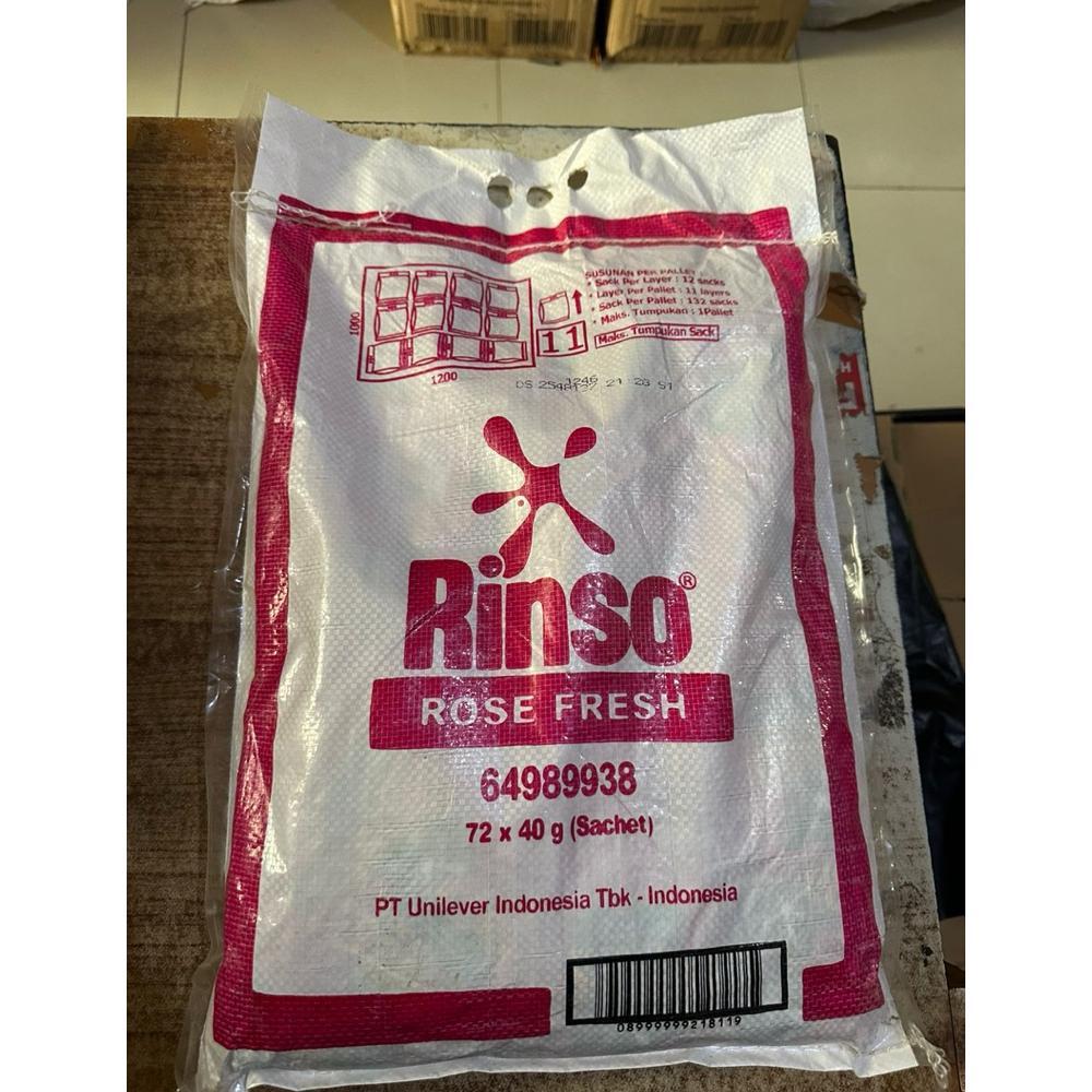 NEW rinso bubuk 1 dus isi  72 x 40g [terbaik][terlaris]