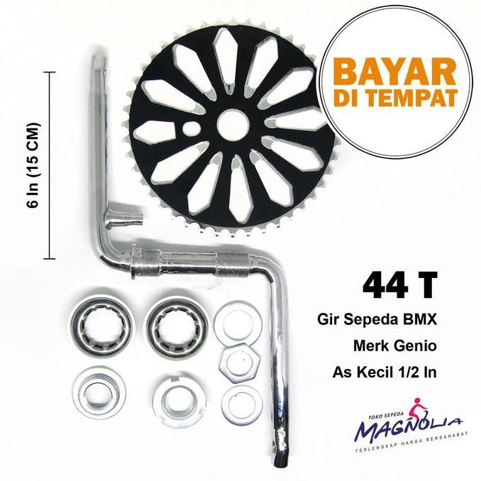 cv.mirei / Crank Set Gir Sepeda BMX Ukuran 20 - 44T Diskon