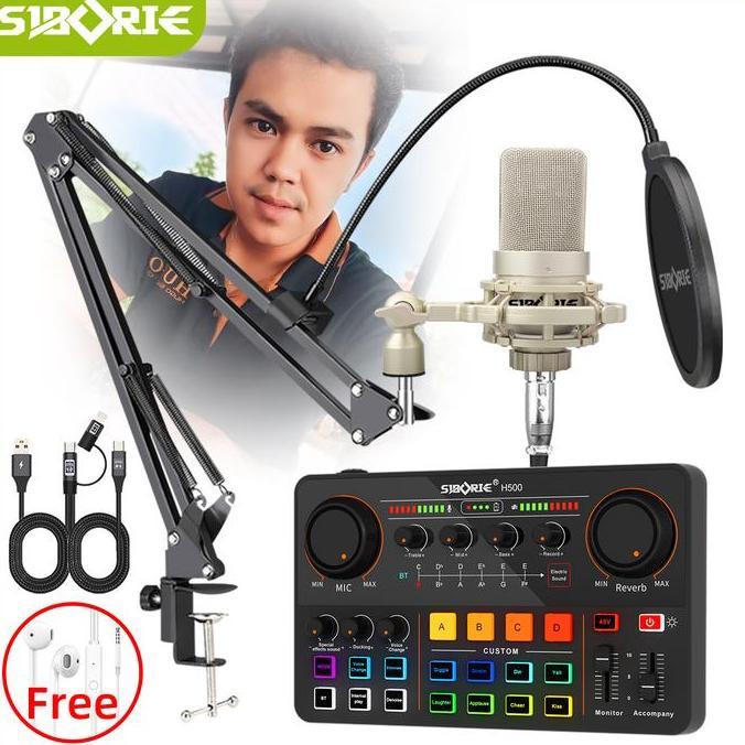 Siborie&uda_store02 rekomendasi bersama Soundcard H500+103+E10+OTG-2 IN 1