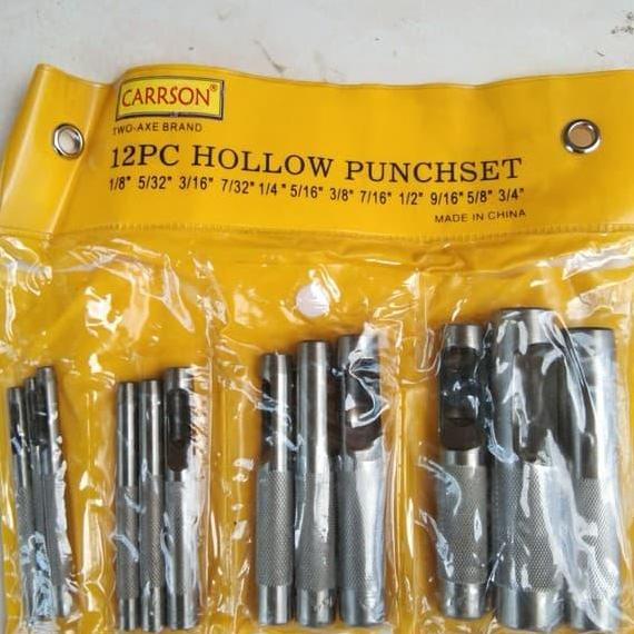 Korta- Hollow Punch Set / Plong Set 12 Pcs