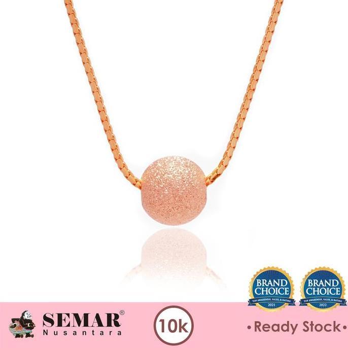 warhan_pik - kalung emas santa variasi bola gliter gold 10k semar nusantara