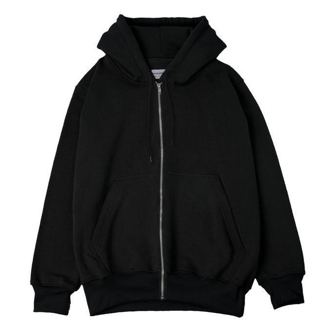 Cottonsupply Zipper Hoodie Black DS