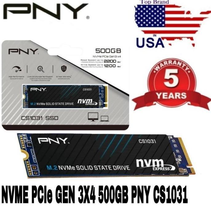 SSD PNY CS1031 M.2 NVME 500GB - Gen3x4