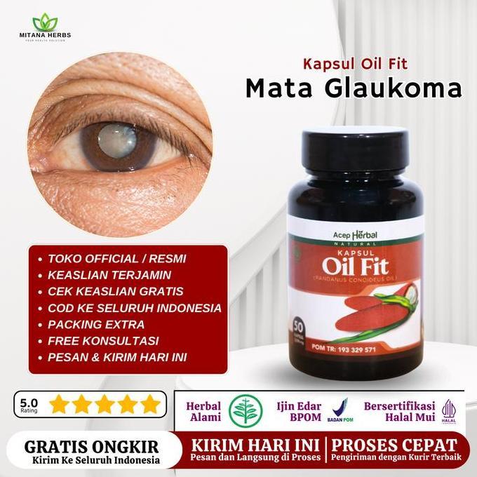 Youyou- Obat Kapsul Mata Glaukoma Isi 50 Kapsul Ekstrak Buah Merah Papua Kapsul Oil Fit