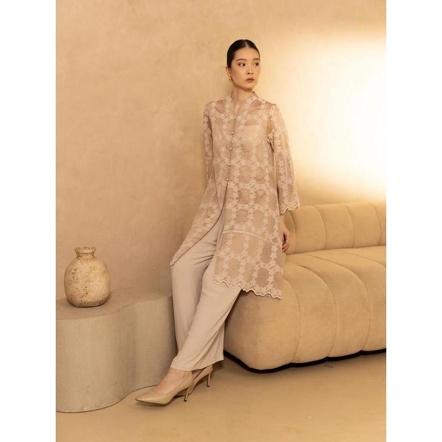 VAIA Tunik Lebaran Bordir/ Tunik Wanita katbol KS
