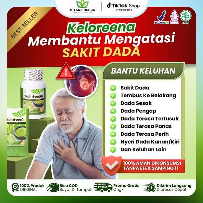 Youyou- Keloreena Mengatasi Sakit Dada, Sakit Dada Tembus Kebelakang, Dada Sesak, Dada Pengap, Dada 