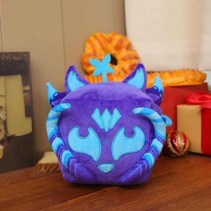 Bear- Readybloxs Fruits Plushie-Boneka Buah Blox Anime Game Plush Toy Fruit Leopard Pattern Box Plus