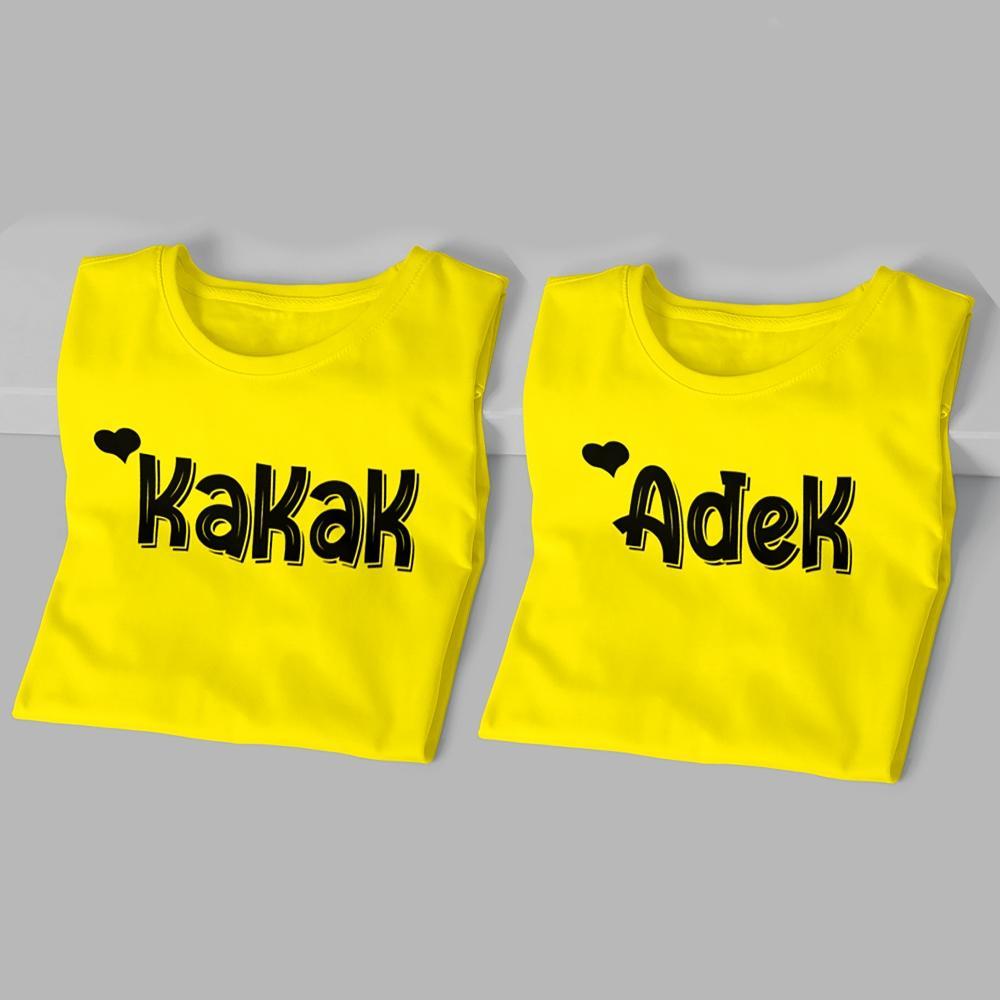BESTPROMO Kaos Couple Anak Keren Terbaru Adik kakak / Couple Keluarga / Couple Adik Kakak 1-12 Tahun